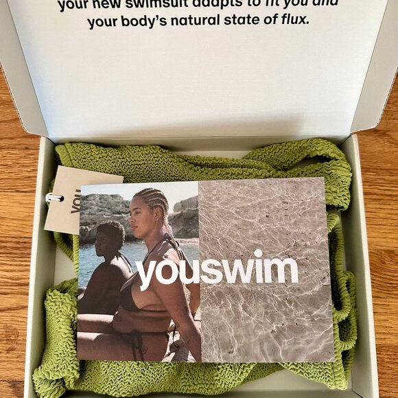 NWT Youswim Eva High Waist Two-Piece in Fern - Picture 5 of 5